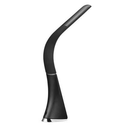 Lâmpada de mesa LED com visor LED/6W/230V preto