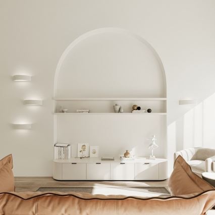 Iluminação de parede ATENA 1xE27/60W/230V 40,5 cm branco