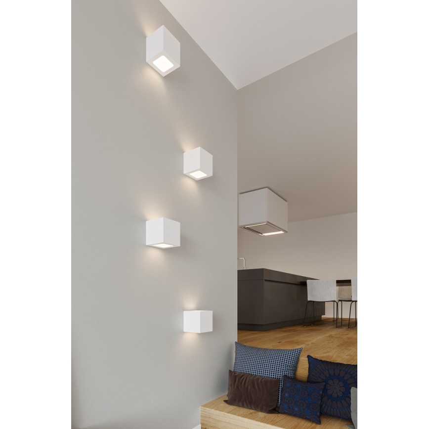 Iluminação de parede LEO 1xE27/60W/230V branco
