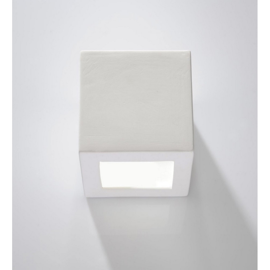 Iluminação de parede LEO 1xE27/60W/230V branco