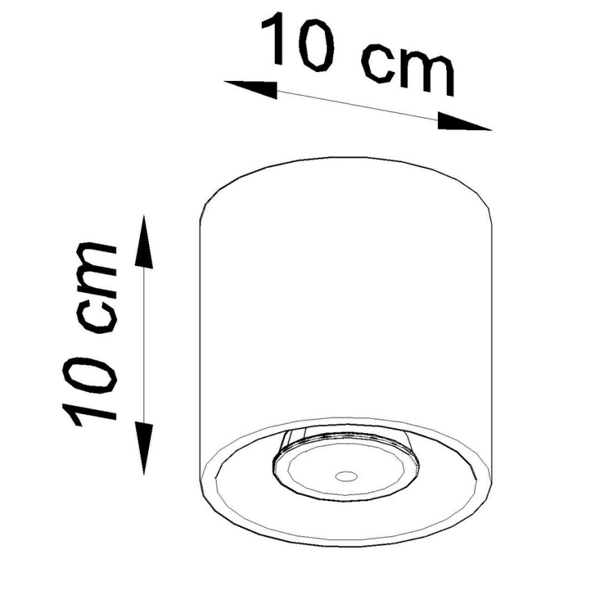 Foco ORBIS 1 1xGU10/10W/230V branco