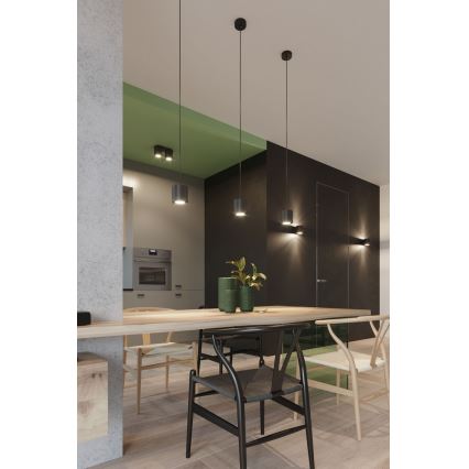 Foco de parede ORBIS 1 1xG9/40W/230V preto