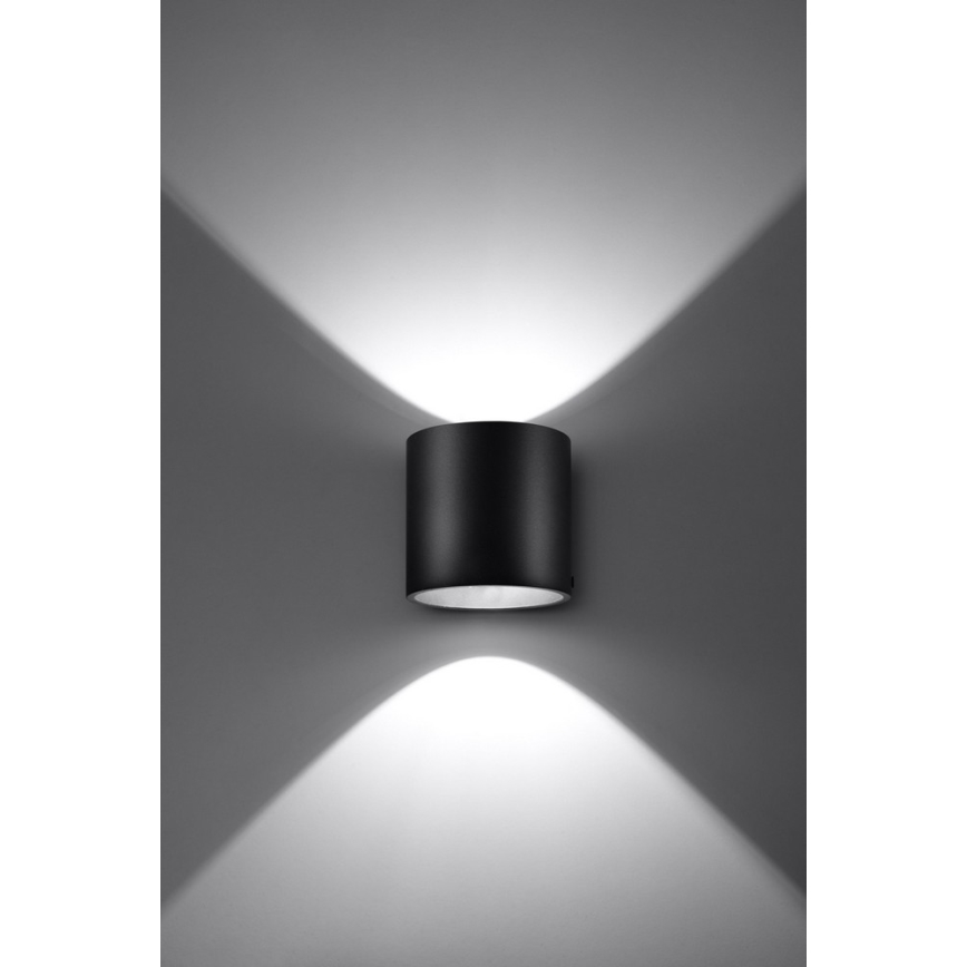 Foco de parede ORBIS 1 1xG9/40W/230V preto