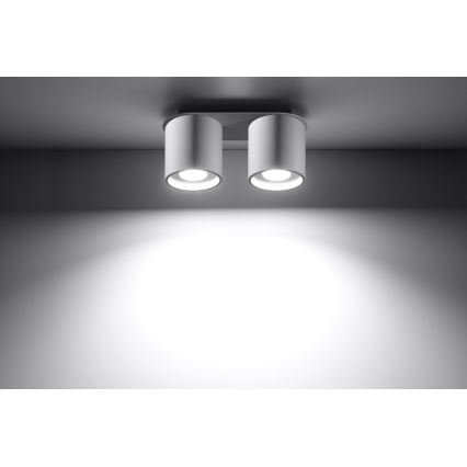 Foco ORBIS 2 2xGU10/40W/230V branco