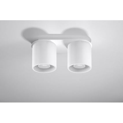 Foco ORBIS 2 2xGU10/40W/230V branco