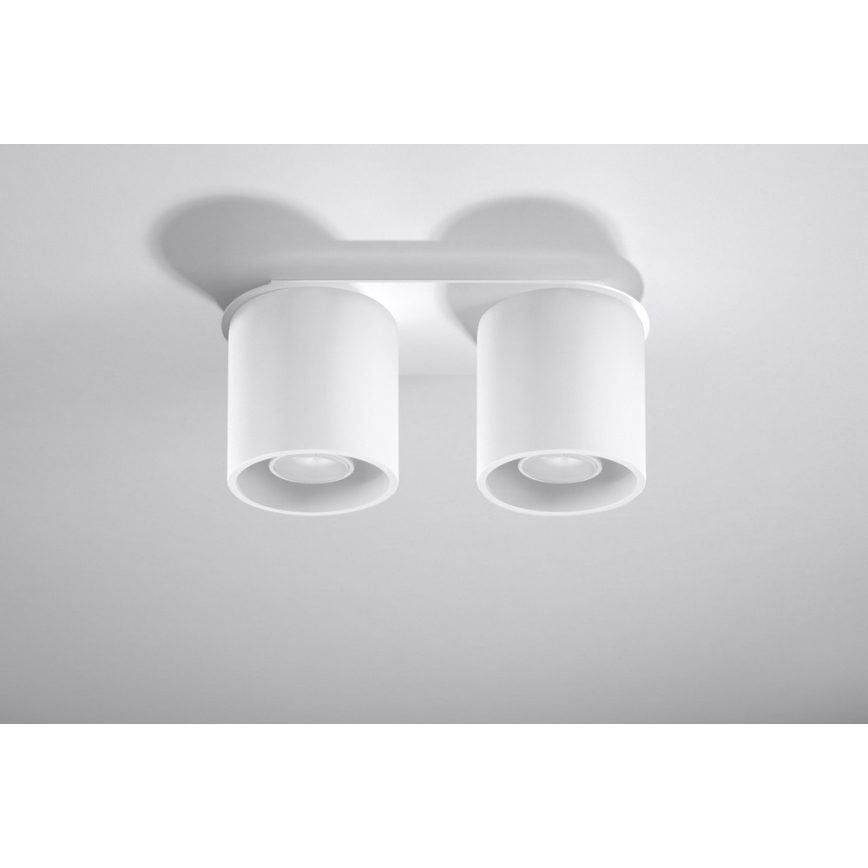 Foco ORBIS 2 2xGU10/40W/230V branco