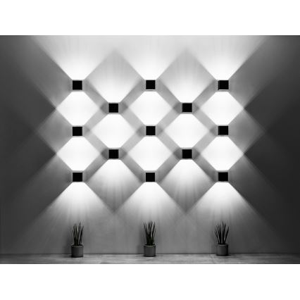 Foco de parede QUAD 1 1xG9/8W/230V preto