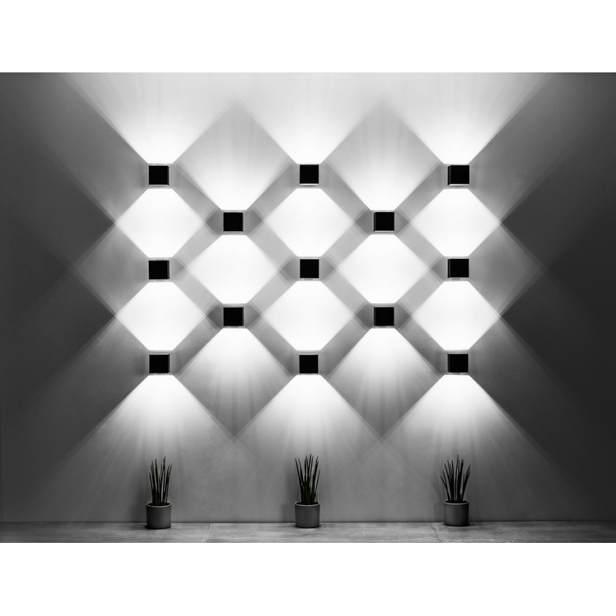 Foco de parede QUAD 1 1xG9/8W/230V preto