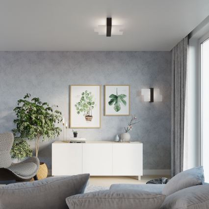 Iluminação de teto FENIKS 2 2xE27/60W/230V Bétula/faia/wenge