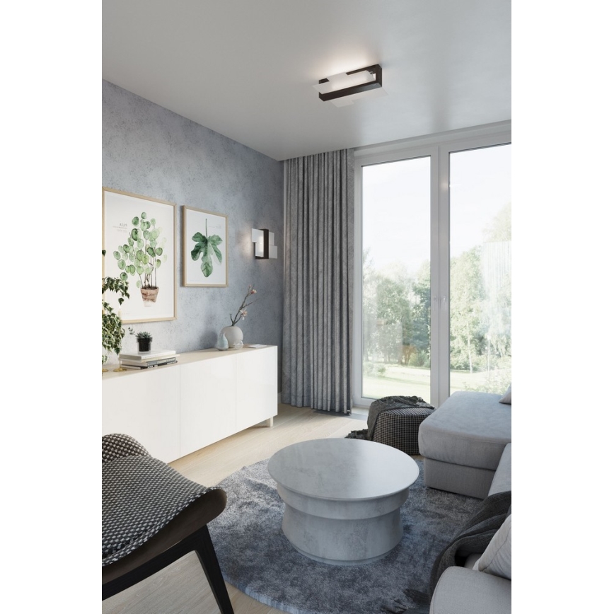Iluminação de teto FENIKS 2 2xE27/60W/230V Bétula/faia/wenge