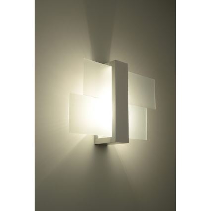 Iluminação de parede FENIKS 1 1xE27/60W/230V Bétula/faia/branco