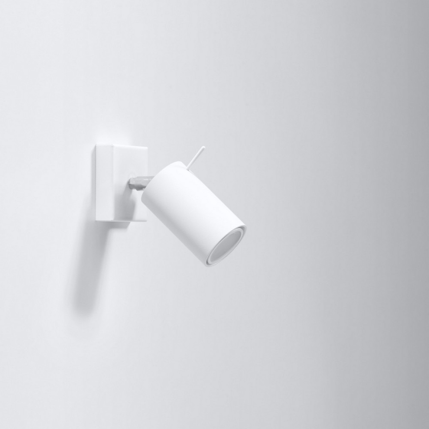 Foco de parede RING 1xGU10/10W/230V branco