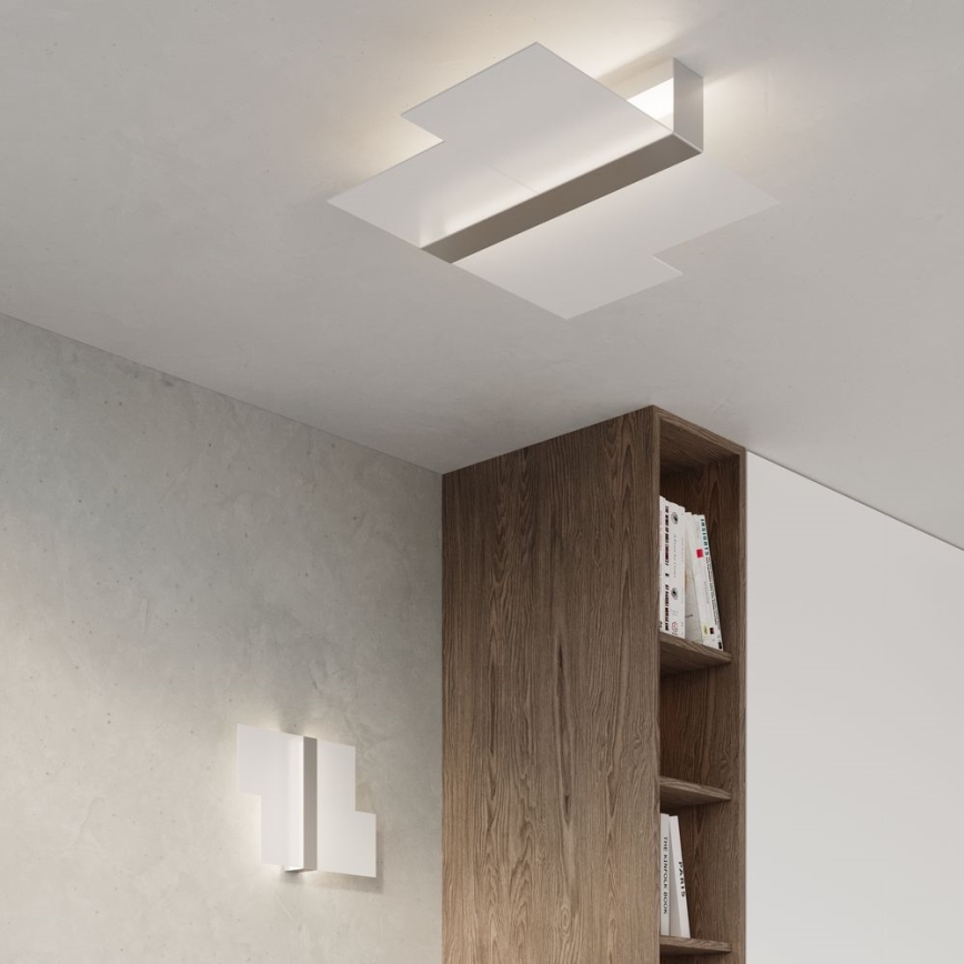 Iluminação de parede MASSIMO 2xG9/40W/230V branco/cromado brilhante