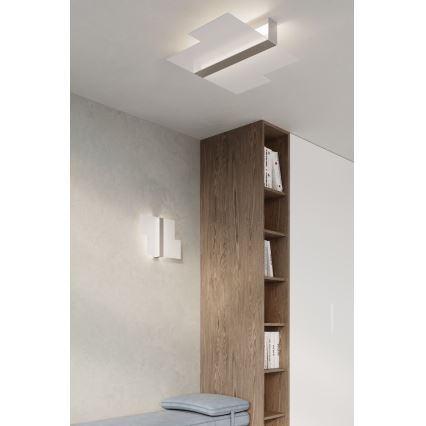Iluminação de teto MASSIMO 2xE27/60W/230V branco/cromado brilhante