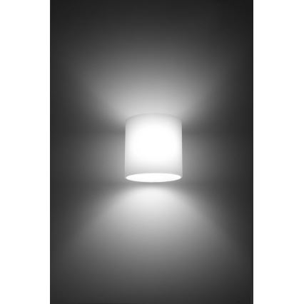 Foco de parede VICI 1xG9/40W/230V copo/branco