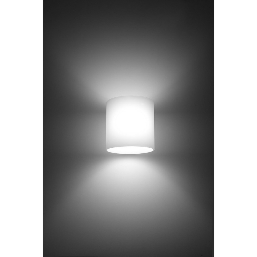 Foco de parede VICI 1xG9/40W/230V copo/branco