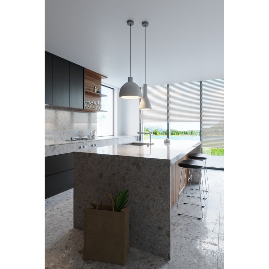 Candelabro suspenso EMPOLI 1xE27/15W/230V betão