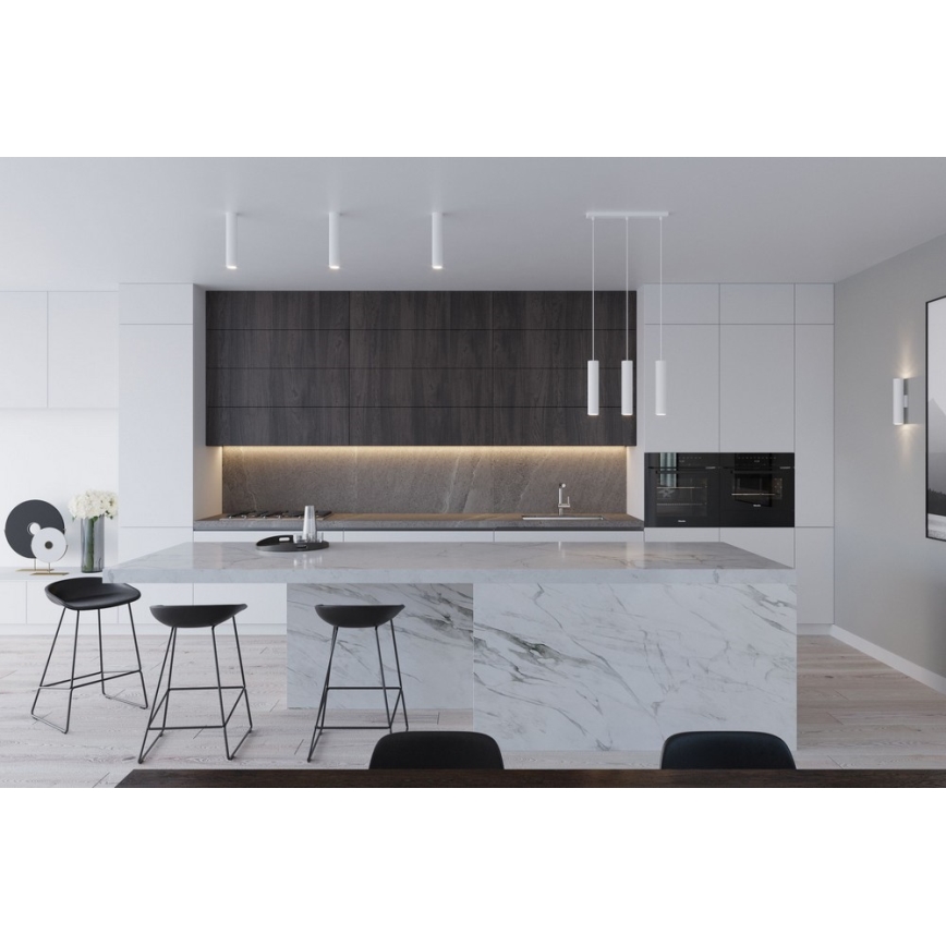Candeeiro suspenso LAGOS 1 1xGU10/10W/230V branco