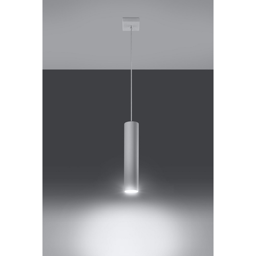 Candeeiro suspenso LAGOS 1 1xGU10/10W/230V branco