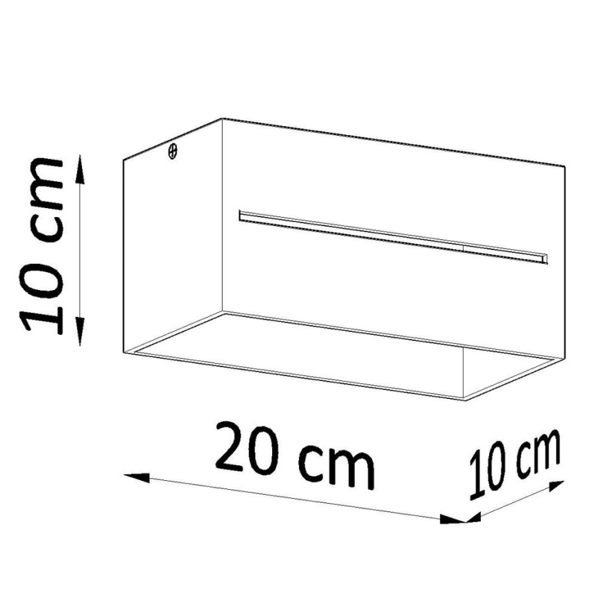 Iluminação de teto LOBO 2xG9/40W/230V branco