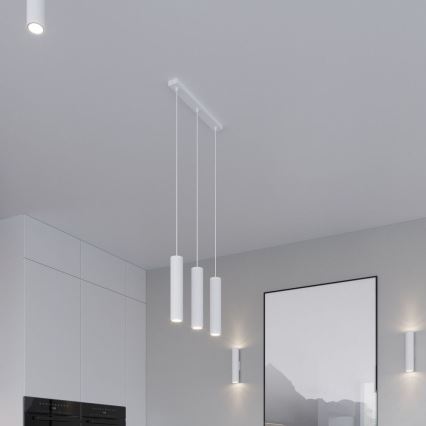 Foco LAGOS 1xGU10/10W/230V 30 cm branco