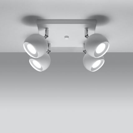 Foco de teto OCULARE 4xGU10/10W/230V