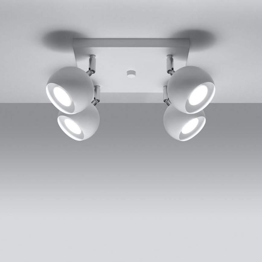 Foco de teto OCULARE 4xGU10/10W/230V