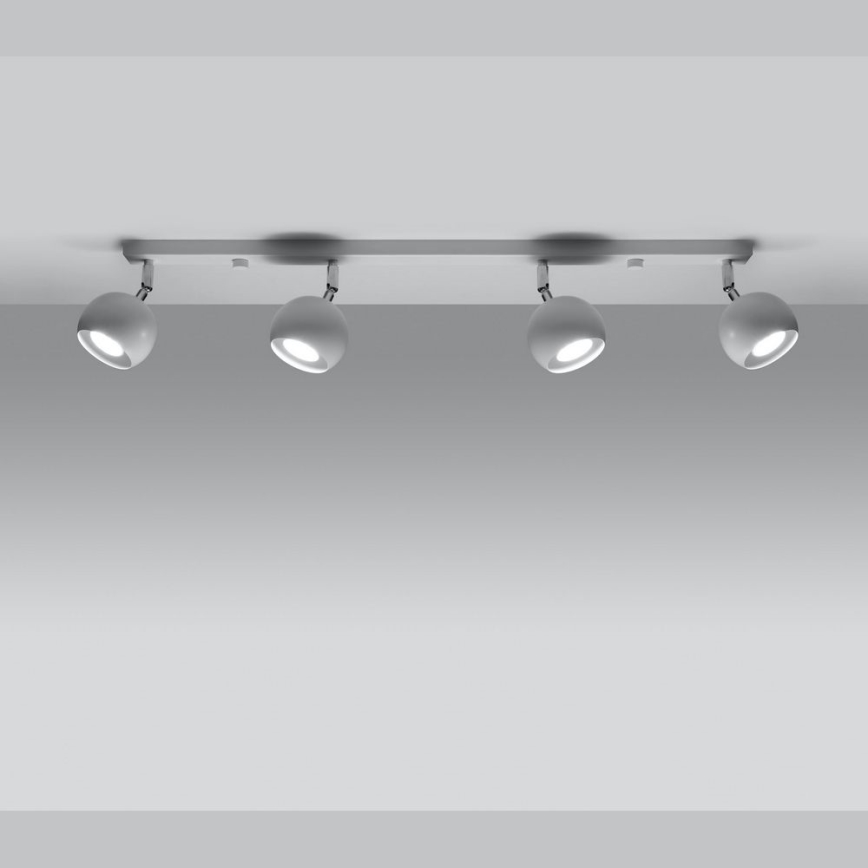Foco de teto OCULARE 4xGU10/10W/230V