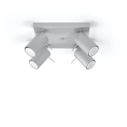 Foco de teto RING 4xGU10/10W/230V