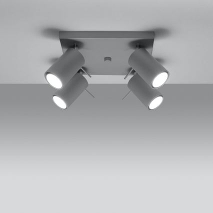 Foco de teto RING 4xGU10/10W/230V