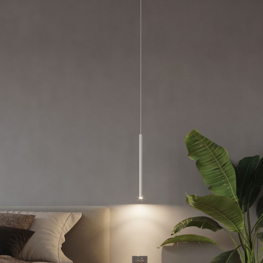 Candelabro suspenso PASTELO 1xG9/8W/230V branco