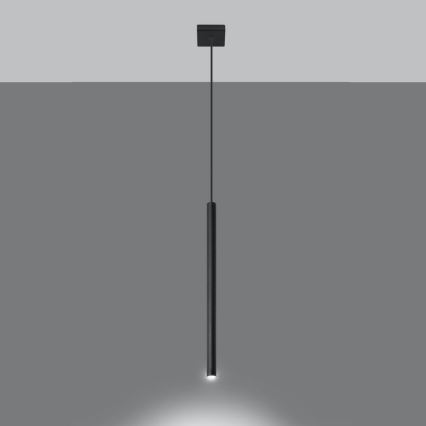 Candelabro suspenso PASTELO 1xG9/8W/230V preto