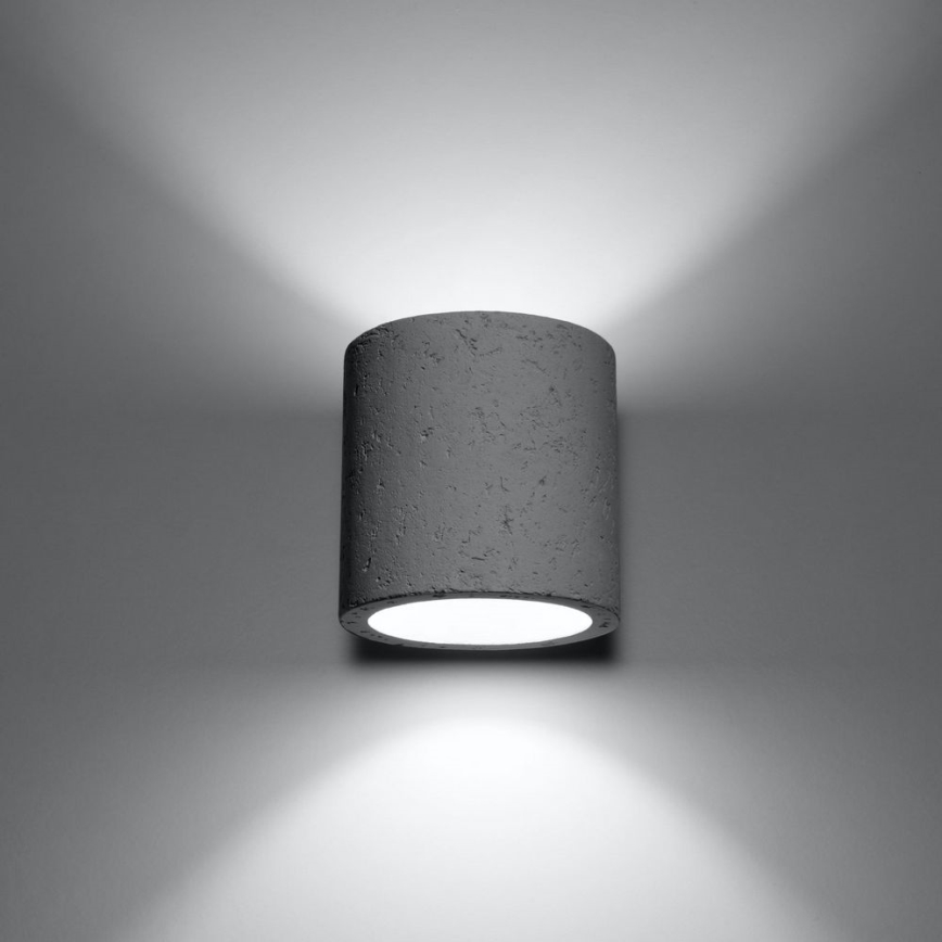 Foco de parede ORBIS 1xG9/40W/230V betão