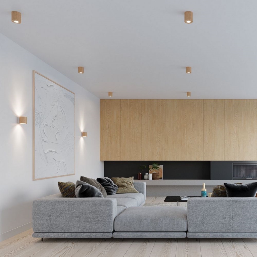 Foco de parede ORBIS 1xG9/40W/230V faia