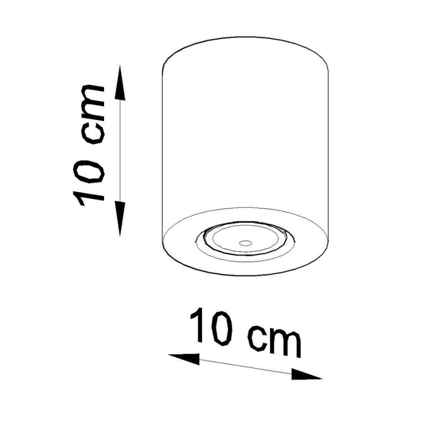 Foco ORBIS 1xGU10/10W/230V faia