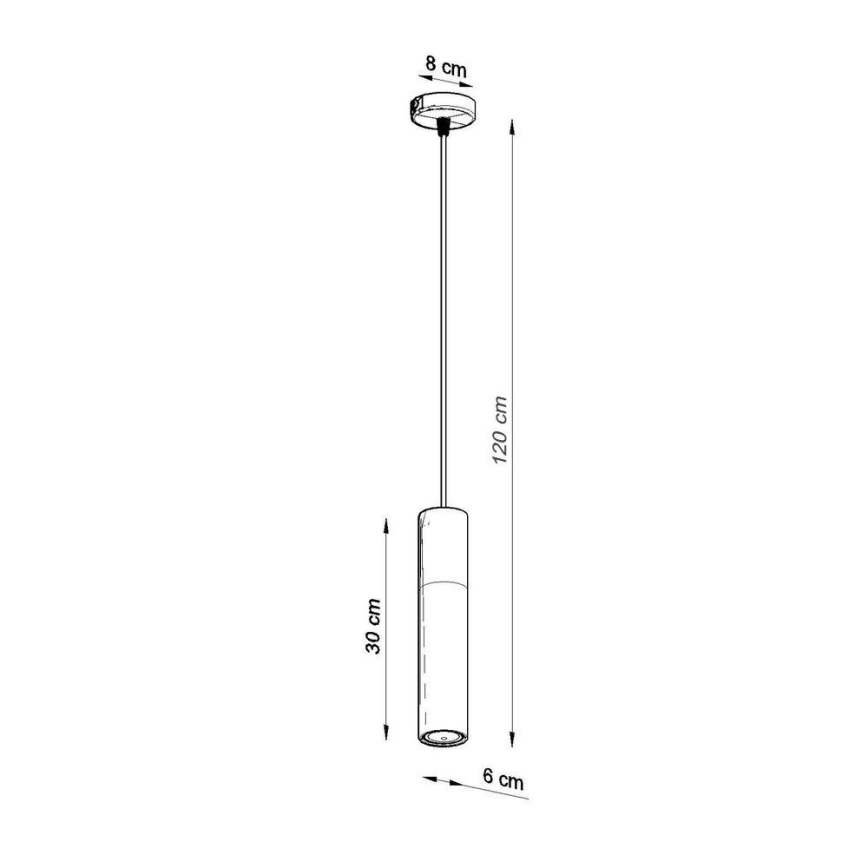 Candelabro suspenso LINO 1xGU10/40W/230V faia
