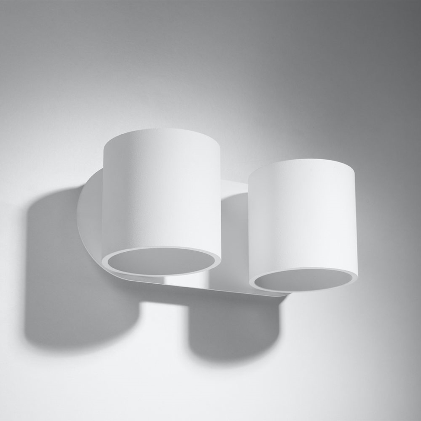 Foco de parede ORBIS 2xG9/40W/230V branco