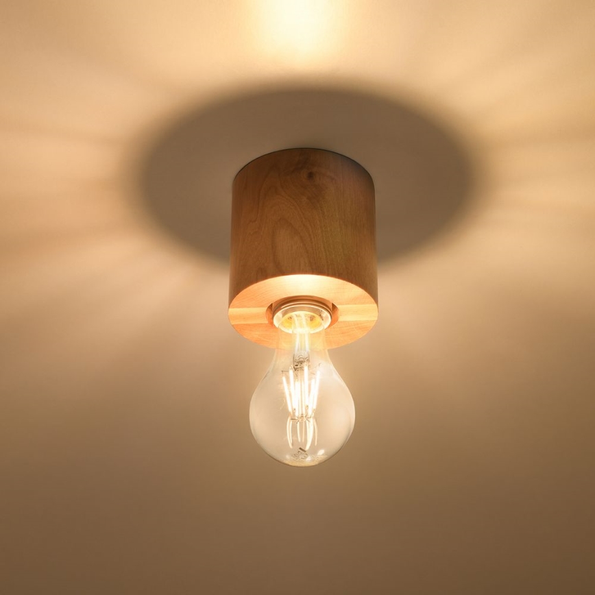 Iluminação de teto SALGADO 1xE27/60W/230V faia