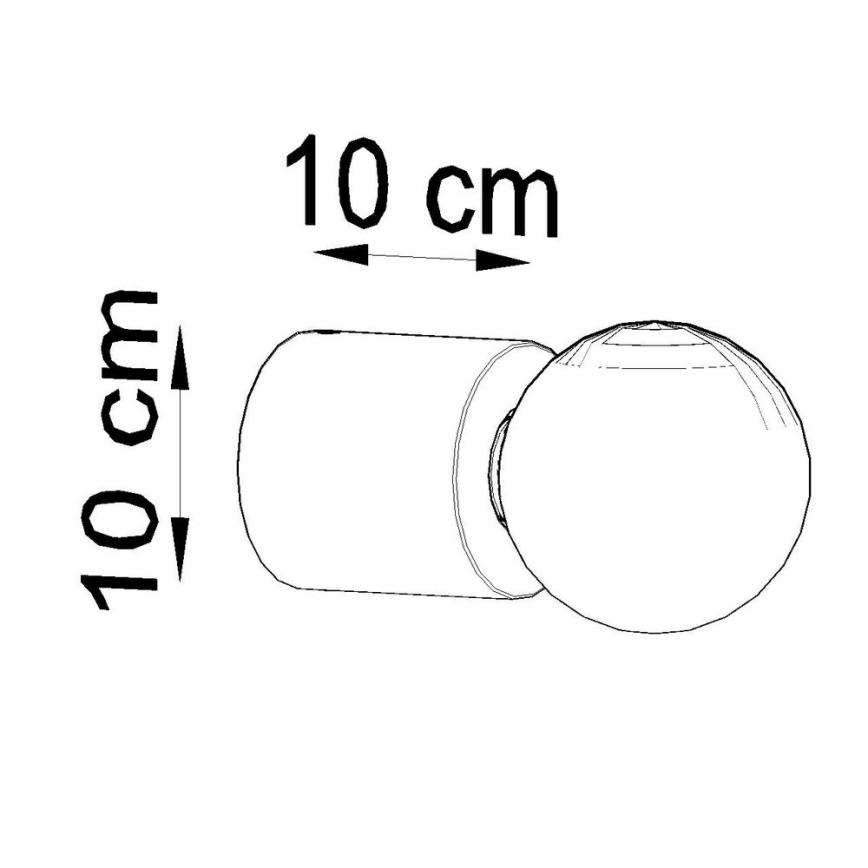 Iluminação de parede SALGADO 1xE27/60W/230V faia