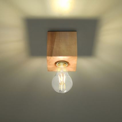 Iluminação de teto ABEL 1xE27/60W/230V faia