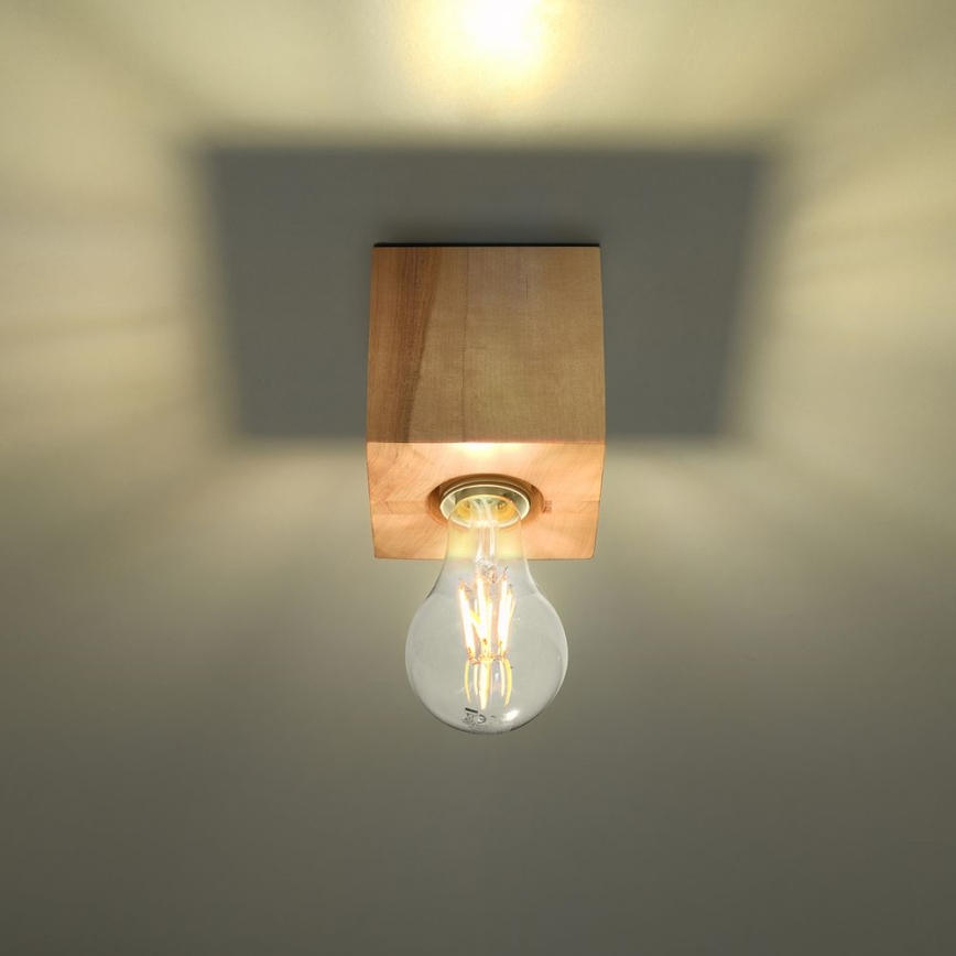 Iluminação de teto ABEL 1xE27/60W/230V faia