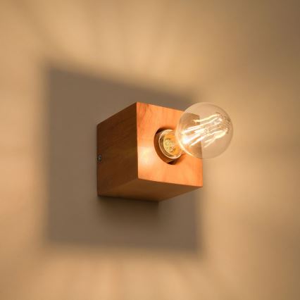 Iluminação de parede ABEL 1xE27/60W/230V faia