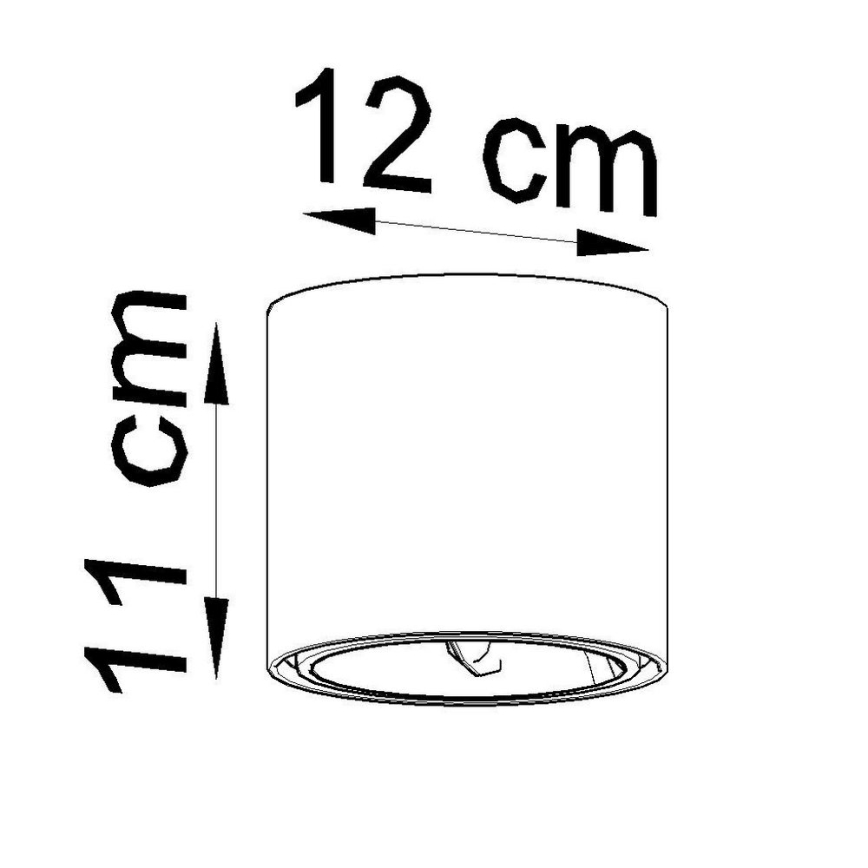 Foco TIUBE 1xGU10-AR111/10W/230V