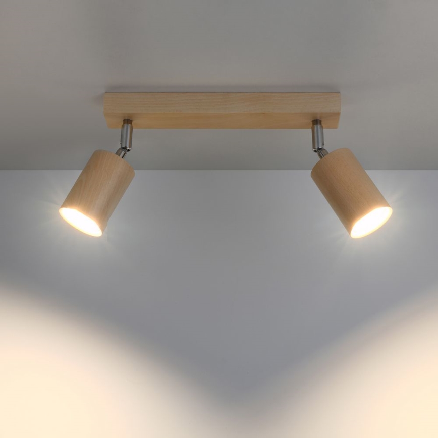Foco BERGE 2xGU10/40W/230V faia
