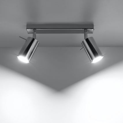 Foco RING 2xGU10/10W/230V