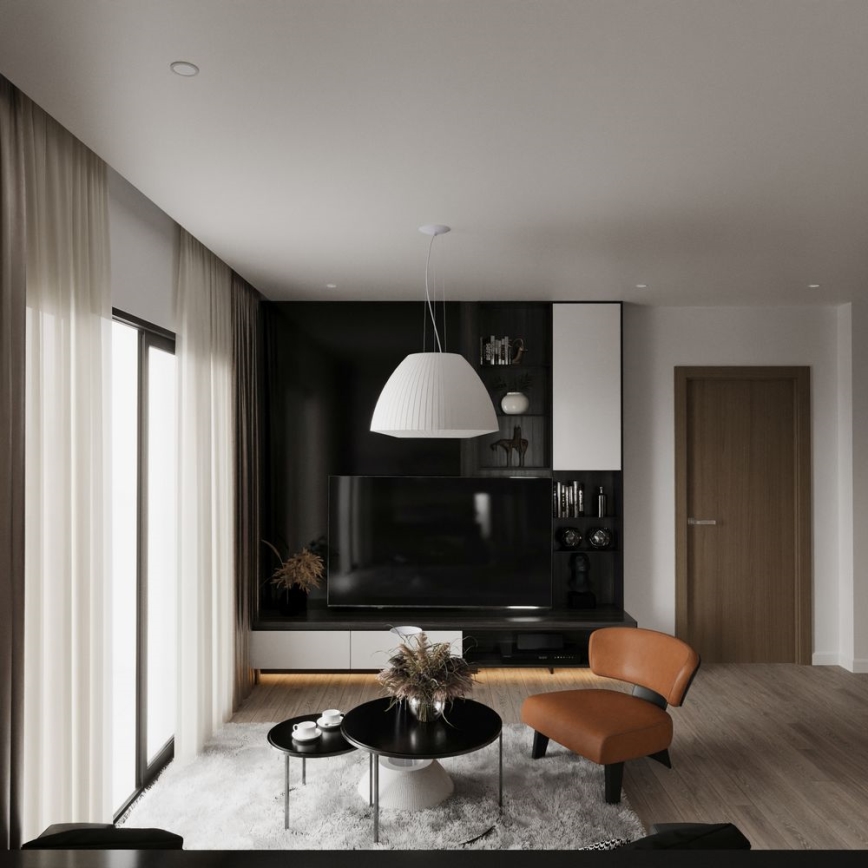 Candelabro suspenso BELLA 3xE27/60W/230V d. 60 cm branco