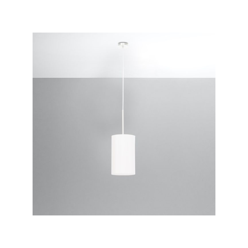 Candelabro suspenso OTTO 1xE27/60W/230V d. 15 cm branco