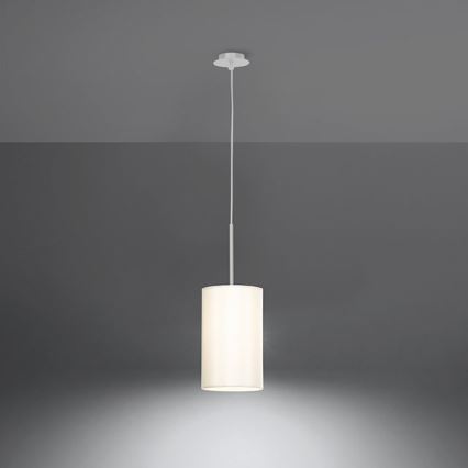 Candelabro suspenso OTTO 1xE27/60W/230V d. 15 cm branco