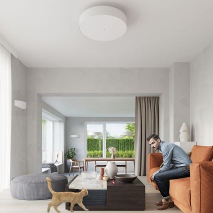 Iluminação de teto SKALA 3xE27/60W/230V diâmetro 30 cm branco