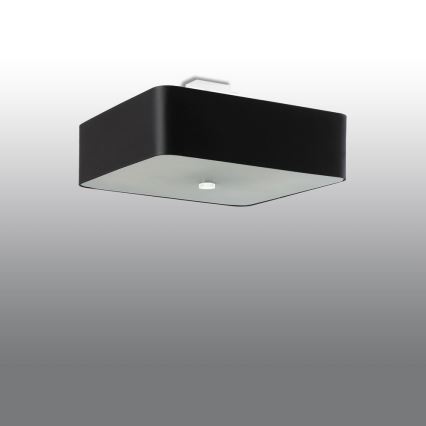 Iluminação de teto LOKKO 5xE27/60W/230V 45 cm preto